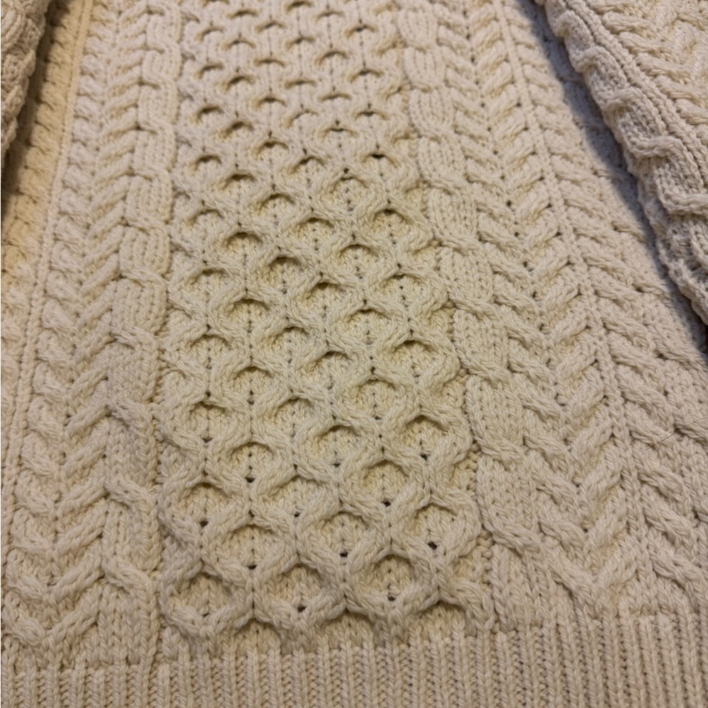 Aran sweater market Cable Knit Sweater - Picture 3 of 4
